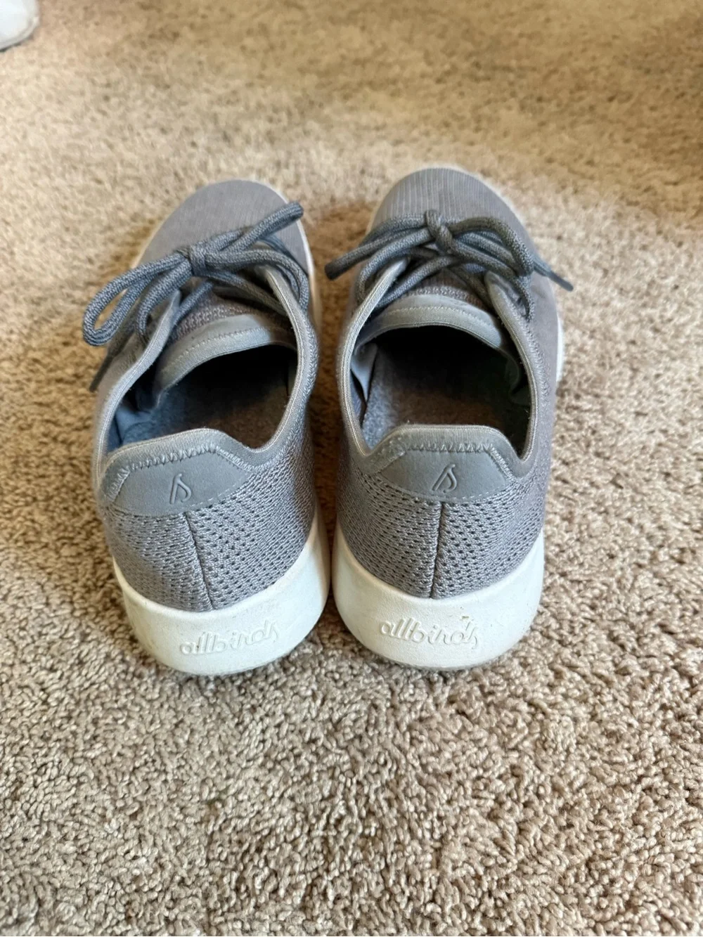 allbirds Women’s Gray Knit Athletic Sneakers